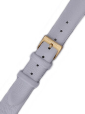 Leather strap Orient UDEVEAW 14mm (for model FUB9B), white