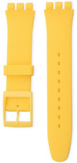 Silicone strap Ricardo 17mm (pro Swatch), Yellow