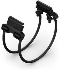 Silicone strap Garmin 22mm Bungee Mount (for Garmin Fenix 8/7/6 (47mm), Epix 2, etc.), black, QuickFit, 010-13249-01