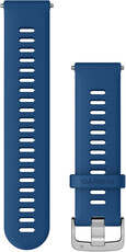 Silicone strap Garmin 22mm (Venu, Forerunner 255, Vívoactive 4, etc.), blue, Quick Release, 010-11251-3D