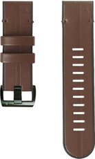 Silicone strap Ricardo 22mm (pro Garmin Fenix 8/7/6 (47mm), Epix 2 aj.), Brown, veal / silikon