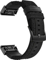 Nylon strap Ricardo 26mm (pro Garmin Fenix 8/7X/6X (51mm), Tactix aj.), black, QuickFit