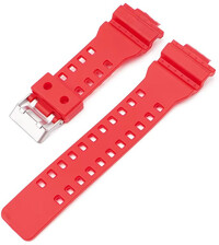 Plastic strap Ricardo 16mm (for Casio G-Shock GA-100, GA-110, GD-120, GLS-100), red