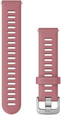 Silicone strap Garmin 18mm (for Venu 2S, Vívoactive 4S, Vívomove 3S), pink, Quick Release, 010-11251-3H