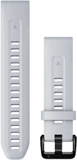 Silicone strap Garmin 20mm (Fenix 7S/6S/5S), white V3, QuickFit, 010-13102-03