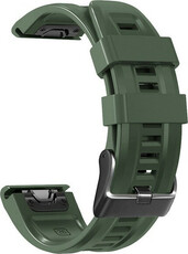 Silicone strap Ricardo 26mm (pro Garmin Fenix 8/7X/6X (51mm), Tactix aj.), Green V2, QuickFit