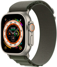 Apple Watch Ultra, GPS + Cellular, 49mm s šedým řemínkem "Alpine loop" (M)