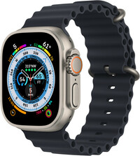 Apple Watch Ultra, GPS + Cellular, 49mm s tmavě modrým řemínkem "Ocean band"