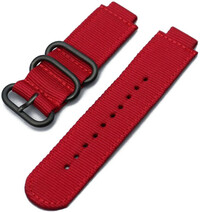 Strap pro Casio G-Shock, nylon, red, black clasp (pro modely GM-110/GA-2100, GA-110, DW-5600)