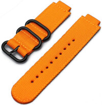 Strap pro Casio G-Shock, nylon, orange, black clasp (pro modely GM-110/GA-2100, GA-110, DW-5600)