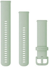 Silicone strap Garmin 20mm (for Venu, Venu Sq, Venu 2 plus etc.), green, Quick Release, + extended part, 010-12924-82