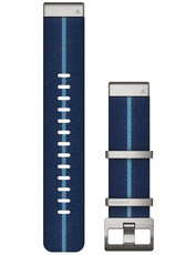 Nylon strap Garmin 22mm (pro Garmin Fenix 8/7/6 (47mm), Epix 2 aj.), Blue V2, QuickFit