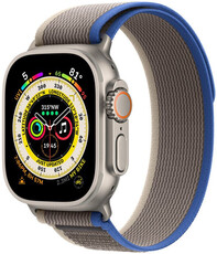 Nylon strap Apple (pro Apple Watch 42/44/45/49mm), Brown, Size S/M