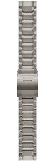Garmin titanium bracelet 22mm (for Garmin MARQ 2), silver, QuickFit, 010-13225-12