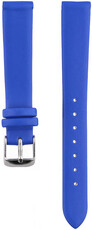 Children's Leather Strap 14 mm, Blue, Silver Buckle