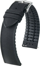 Black strap Hirsch Arne L 0925090050-2 (Premium rubber)