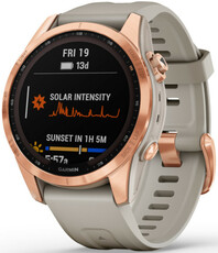Garmin Fenix 7S PRO Solar Rose Gold / Light Sand Band (unpacked)