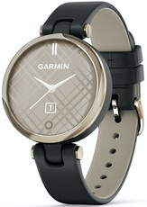 Garmin Lily Classic Cream Gold/Black Leather Band (II. grade of quality)