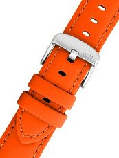 Leather strap Morellato Capri 5761D82.086 M, orange, recycled material