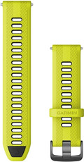 Silikonový řemínek Garmin 22mm (pro Forerunner), Amp Yellow/Black, 010-11251-AE