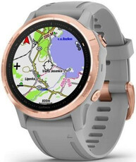 Garmin Fenix 6S PRO Sapphire, RoseGold/Gray Band (MAP/Music) (II. grade of quality)