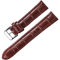 Ricardo Orte, leather strap, brown, silver clasp