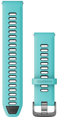Silikonový řemínek Garmin 22mm, Aqua Blue, Quick Release, 010-11251-A2