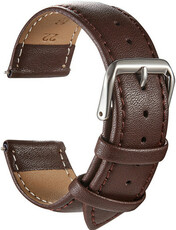 Ricardo Imola, leather strap, dark brown, silver clasp
