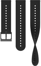 Strap for watches Suunto, 22mm, all black, size With/M (pro Suunto 5 Peak, 9 Peak, 9 Peak Pro)
