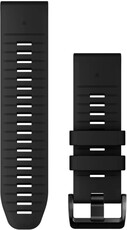 Silikonový řemínek Garmin 26mm, Black, QuickFit, 010-13281-00