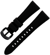 Silicone strap Ricardo Urbino, black