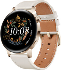 Huawei Watch GT 3 42 mm Elegant Light Gold/White Leather Strap (II. grade of quality)