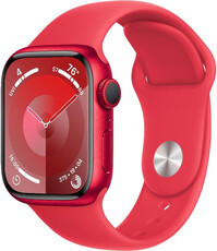 Apple Watch Series 9 GPS 41mm (PRODUCT)RED hliníkové pouzdro s (PRODUCT)RED sportovním řemínkem - M/L