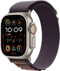 Apple Watch Ultra 2 GPS + Cellular, 49mm titanové pouzdro s indigo alpským tahem - M