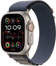 Apple Watch Ultra 2 GPS + Cellular, 49mm titanové pouzdro s modrým alpským tahem - L