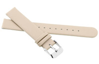 Faux leather strap JVD RJ7216.3 15mm, beige, children's