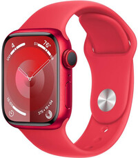 Apple Watch Series 9 GPS + Cellular 45mm (PRODUCT)RED aluminium case and (PRODUCT)RED sports strap