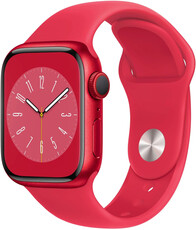 Apple Watch Series 8, GPS + Cellular, 45mm, Aluminium Case, Red,  Braided Solo Loop