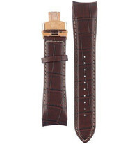 Brown leather strap Orient UL015013G0, folding clasp (for model RA-AK00)