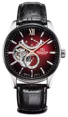 Leather strap Orient Star UL026011J9 (pro RE-HJ00, RE-HK00), black
