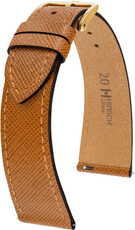 Brown leather strap Hirsch Giffone L 01875070-1 (Teletina)