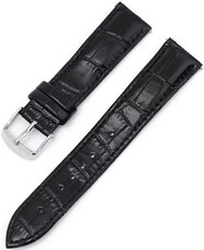Leather strap Ricardo Bergamo, black