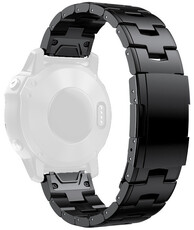 Steel bracelet Ricardo 26mm (pro Garmin Fenix 8/7X/6X (51mm), Tactix aj.), black V2, QuickFit