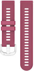 Silicone strap Ricardo 18mm (pro Garmin Venu 2S, Vívoactive 4S, Forerunner 265S, Venu 3S aj.), Red V1, Quick Release