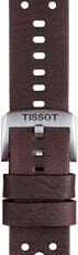 Leather strap Tissot T852.046.777 22mm, Brown, Quick Release