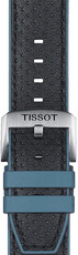 Leather strap Tissot T852.046.785 22mm, black, Quick Release