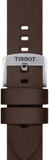 Leather strap Tissot T852.048.215 20mm, Brown, Quick Release