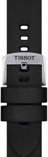 Leather strap Tissot T852.048.219 20mm, black, Quick Release