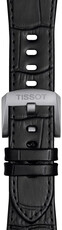 Leather strap Tissot T852.049.415 (for the model Tissot PRX 42mm), black, Quick Release