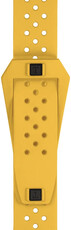 Rubber strap Tissot Sideral T852.048.859 20mm, Yellow, Quick Release